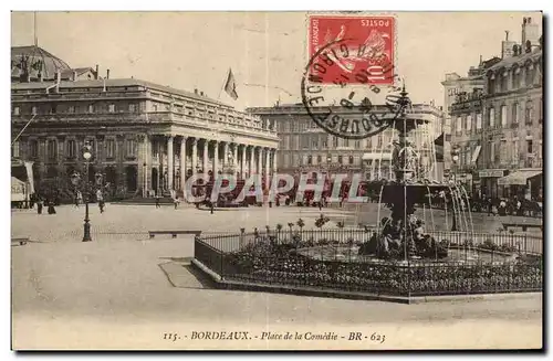 Cartes postales Bordeaux Place de la Comedie