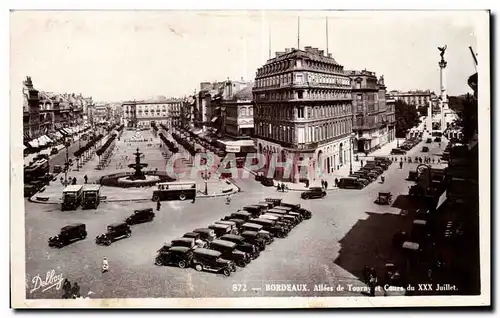 Cartes postales Bordeaux Allees de Tourny Cours du XXX Juillet