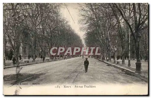 Ansichtskarte AK Nimes Avenue Feucheres