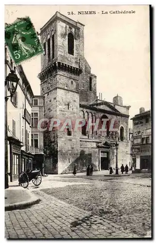 Cartes postales Nimes La Cathedrale