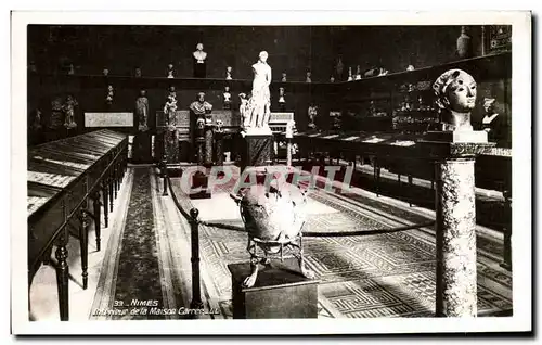 Cartes postales Nimes Interieur de la Maison Carree