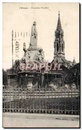 Cartes postales Nimes Fontaine Pradier