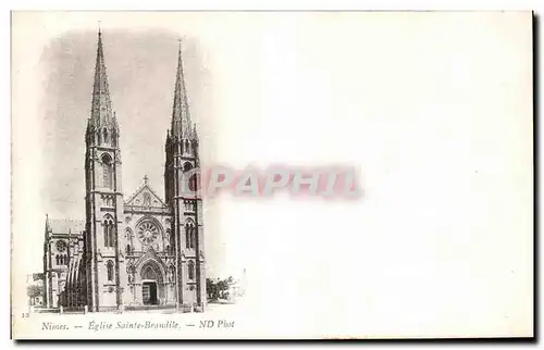 Cartes postales Nimes Eglise Sainte Brandile