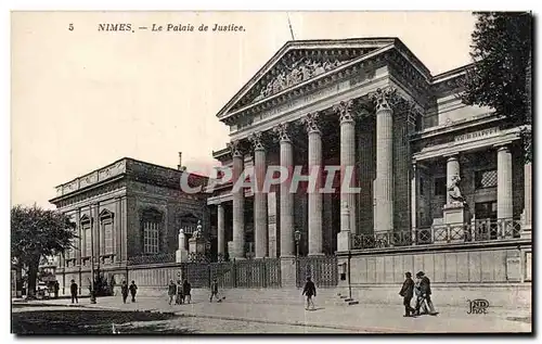 Cartes postales Nimes Le Palais de Justice