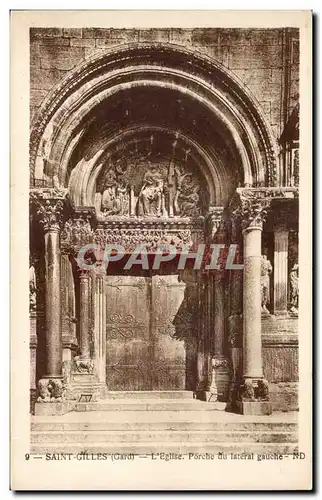 Cartes postales Saint Gilles Gard L Eglise Porche du lateral gauche