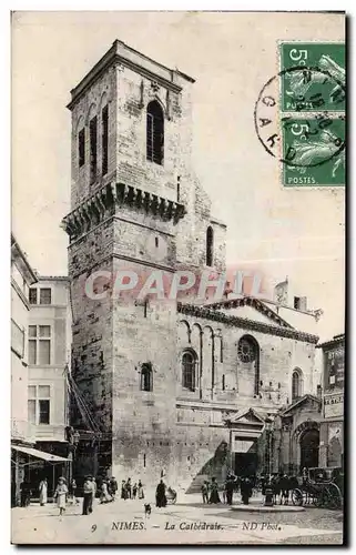 Cartes postales Nimes La Cathedrale