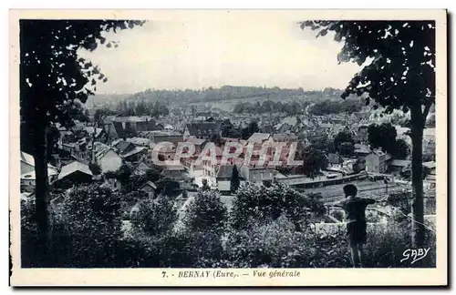 Cartes postales Bernay Eure Vue generale