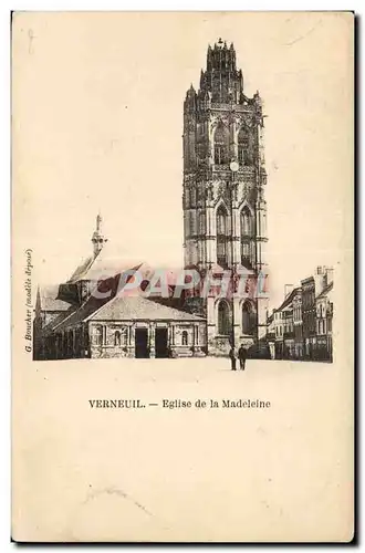Cartes postales Verneuil Eglise de la Madeleine