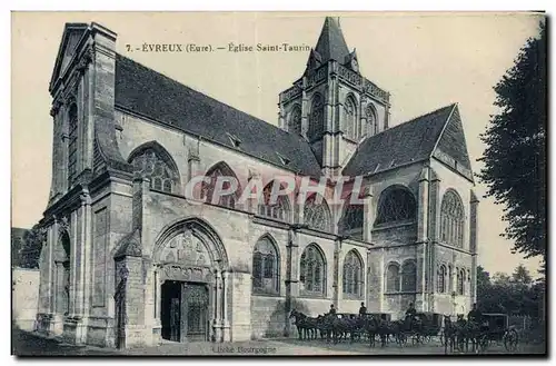 Ansichtskarte AK Evreux Eure Eglise Saint Taurin