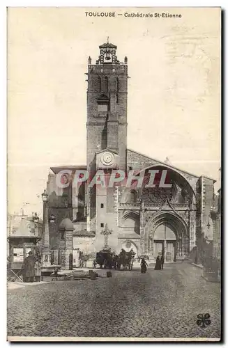 Cartes postales Toulouse Cathedrale St Etienne