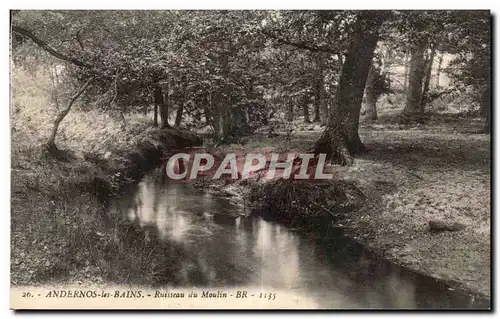 Ansichtskarte AK Andernos les Bains Ruisseau du moulin