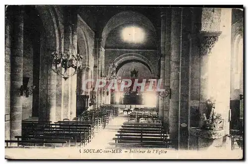 Cartes postales Soulac sur Mer Interieur de l eglise