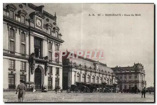 Cartes postales Bordeaux Gare du Midi