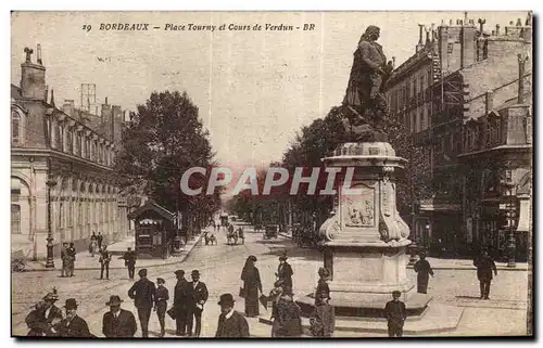 Cartes postales Bordeaux Place Tourny et cours de Verdun