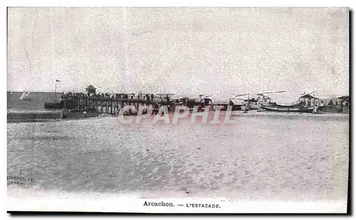 Ansichtskarte AK Arcachon L estacade