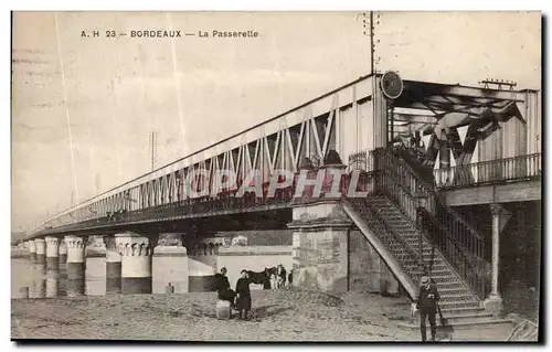 Ansichtskarte AK Bordeaux La passerelle