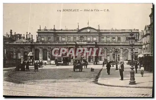 Cartes postales Bordeaux Hotel de ville