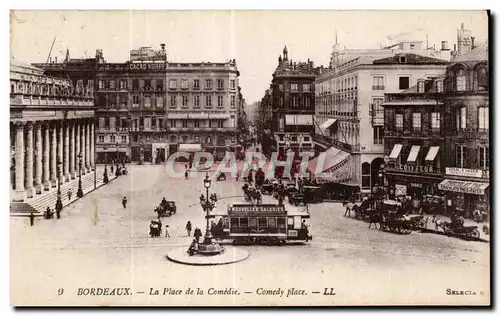 Cartes postales Bordeaux Place de la Comedie