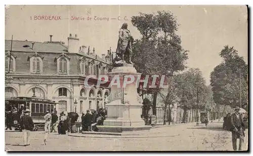 Cartes postales Bordeaux statue de Tourny