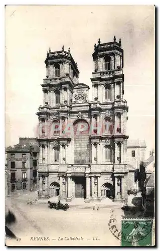 Cartes postales Rennes La Catbidrale