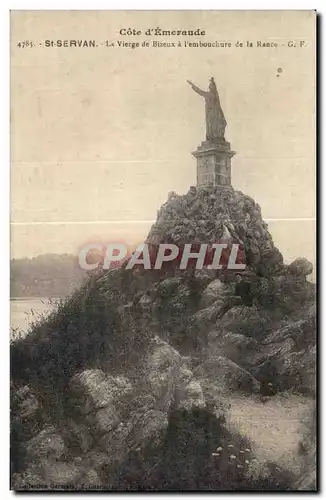 Ansichtskarte AK St Servan La Vierge de Bizeux a l embouchure de la Rance