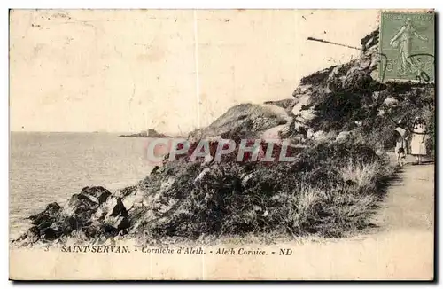 Cartes postales Saint Servan Corniche d Aleth Aleth Cornice