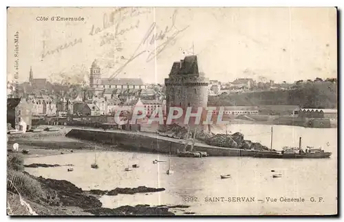 Cartes postales St Servan Vue Generale