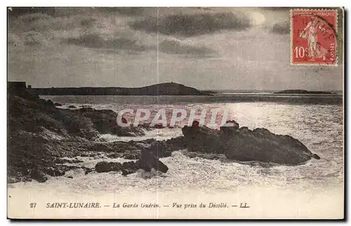 Ansichtskarte AK Saint Lunaire La Garde Guerin Vue prise du Decolle