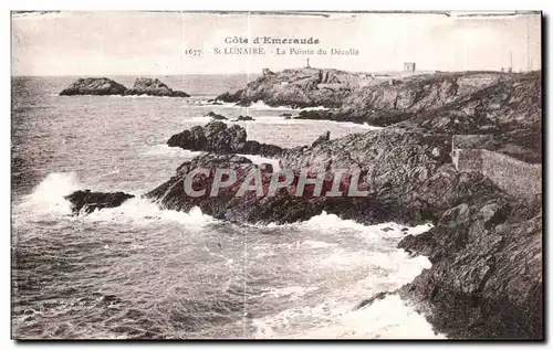 Cartes postales Cote d Emeraude St Lunaire La Pointe du Decolle