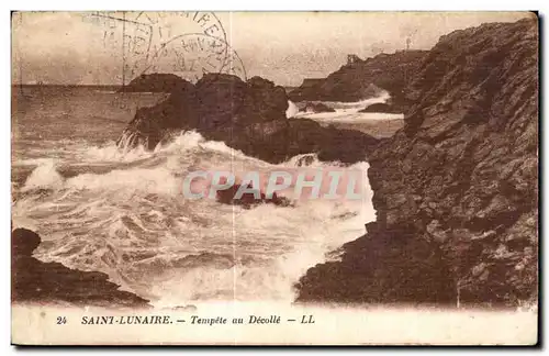 Cartes postales Saint Lunaire Tempete au Decolle