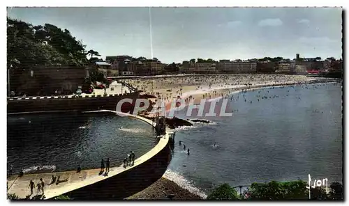 Ansichtskarte AK Dinard La Piscine et la Grande Plage de I Ecluse