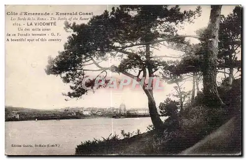 Cartes postales Cote d Emeraude Emerald Coast Les Bords de la Rance The Banirs of the Rance