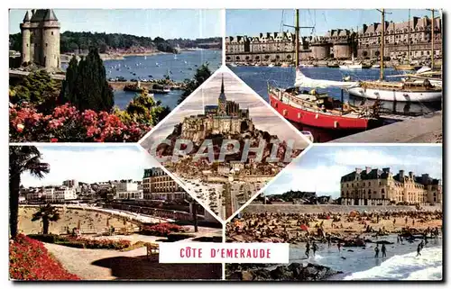 Cartes postales Cote d Emeraude St Servan St Malo Le Mont St Michel Dinard Parame