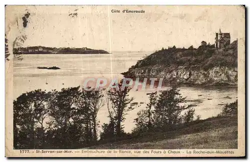 Ansichtskarte AK Cote d Emeraude St Servan sur Mer Embouchure de la Rance vue des Fours a Chaux La Roche au Mouet