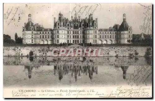 Cartes postales Chambord Le Chateau Focade Septentrionale