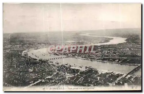 Cartes postales Bordeaux Vue prise en aeroplane