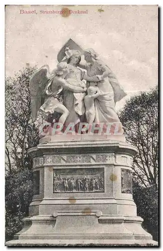 Cartes postales Basel Strassburger Denkmal