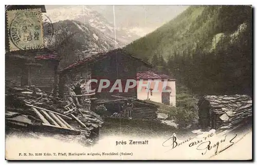 Cartes postales Pres Zermatt Suisse