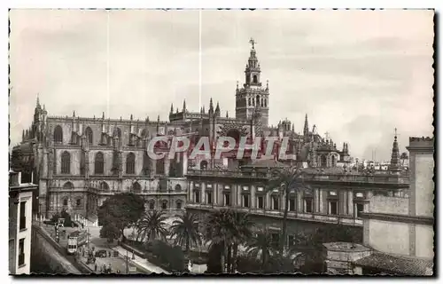 Ansichtskarte AK Sevilla Catedral Vista general