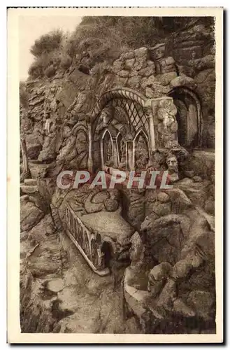 Cartes postales Cote d Emeraude Rotheneuf Les Rochers Sculptes Le Tombeau de Saint Budoc