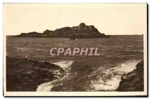 Cartes postales Cote d Emeraude Rotheneuf Le Rocher de Bennetin Vue prise des Rochers Sculptes