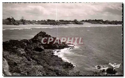 Ansichtskarte AK Rotheneuf Plage du Minihic pres des Bois Sculptes