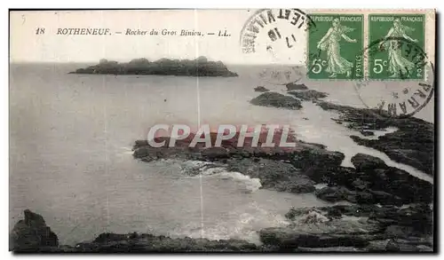 Cartes postales Rotheneuf Rocher du Gros Binicu
