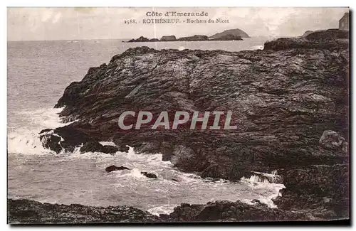 Cartes postales Cote D Emeraude Rotheneuf Rochers du Nies