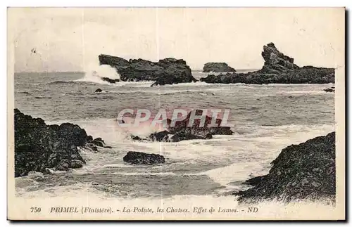 Ansichtskarte AK Primel (Finistere La Pointe Les Chaises Effet de Lames