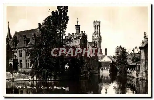 Cartes postales bruges Quai du Rosaire