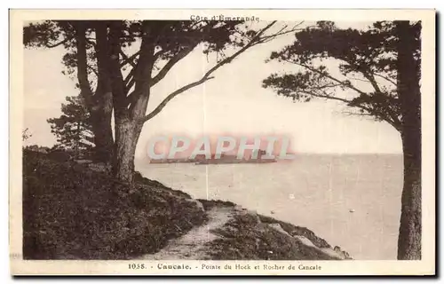 Cartes postales Cancale Pointe du Hock et Rocher de Cancale