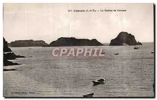 Cartes postales Cancale Le Rocher de Cancale