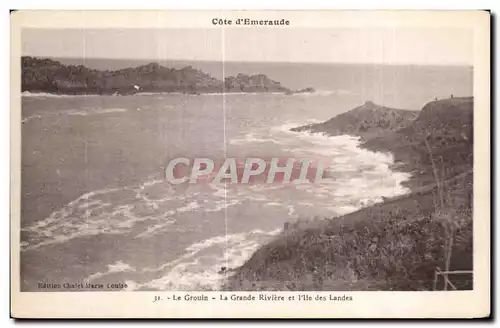 Cartes postales Le Grouin La Grande Riviere et I Ile des Landes