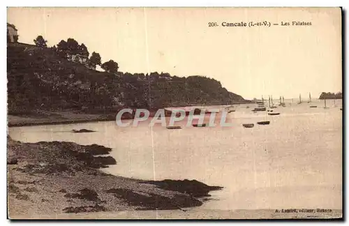 Ansichtskarte AK Cancale Les Falaises